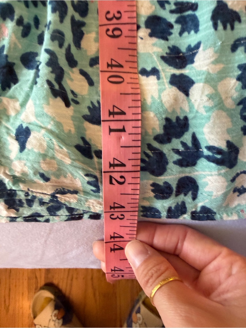 LOFT Mint Green Floral-Accent Top - Picture 4 of 9